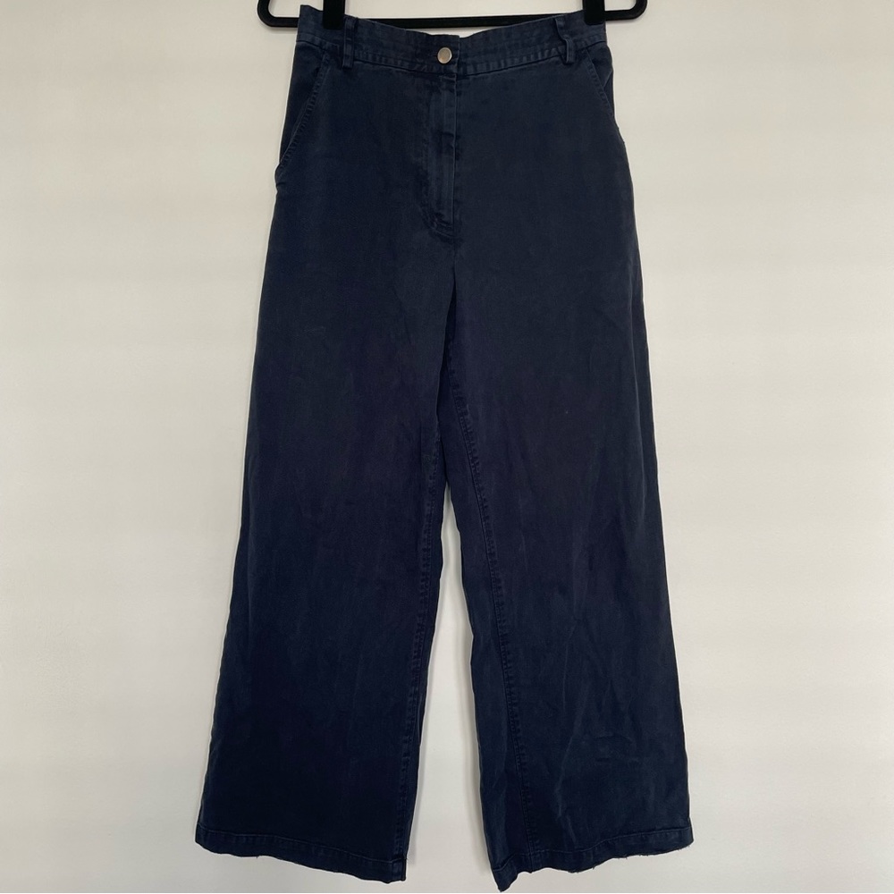Rachel Comey High Waisted Navy Blue Pants